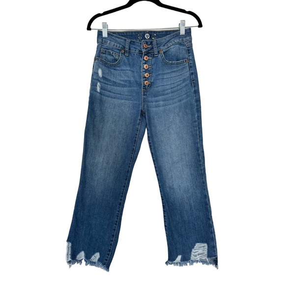 By rewash Denim - By REWASH Denim Jeans Pants Women’s Size 3/26 High Rise Vintage Reunión Capri